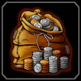 Wonderslot coin bag symbol